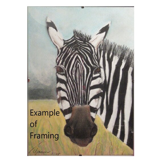 'Bliss' Pastel Painting on Paper, Framed, Spiritual, Buddha, Meditation, 9"x 12" - Picture 7 of 7